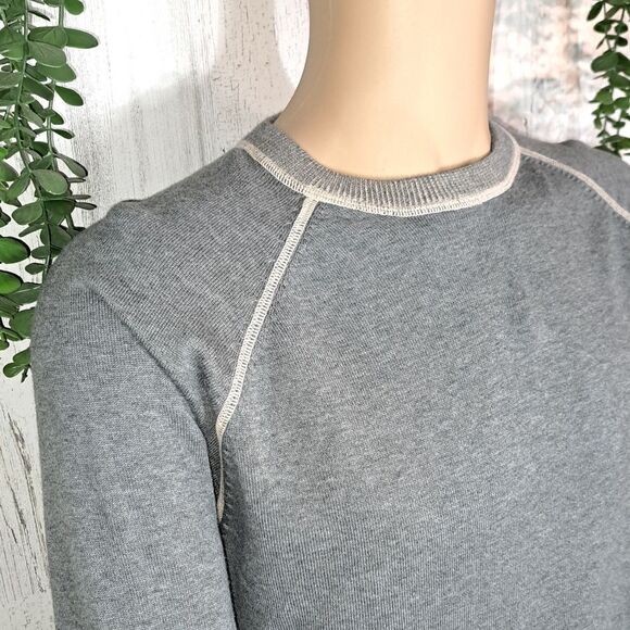 Agave Denim Forerunner Supima Crew Raglan Sweater - Picture 5 of 9